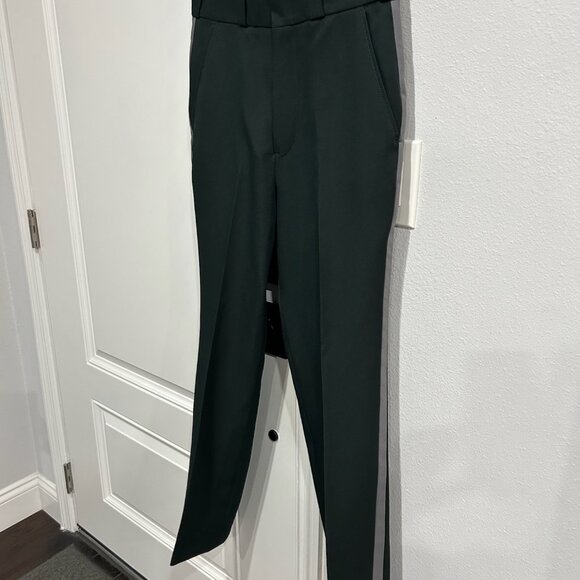 Vintage Hercules Mens Green Polyester Side Stripe Details Pants Sz 28 NWT - Picture 3 of 9